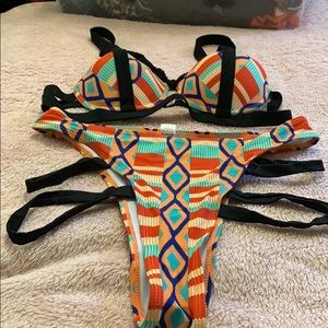 Tribal print bikini